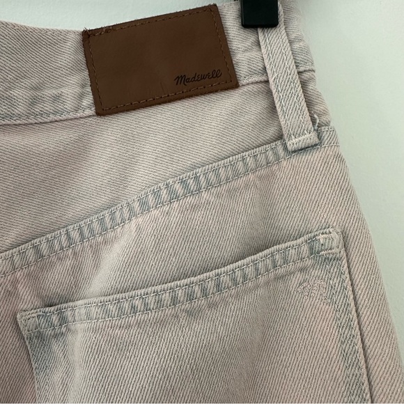 Madewell The Momjean Overdyed Edition High Rise Acid Wash Rigid Denim Size 25 - Picture 7 of 11